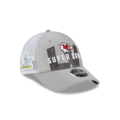 Kansas City Chiefs Gorra | New Era NFL Super Bowl Lv Stretch Snap 9forty Adjustable Cap Mexico - Blancos